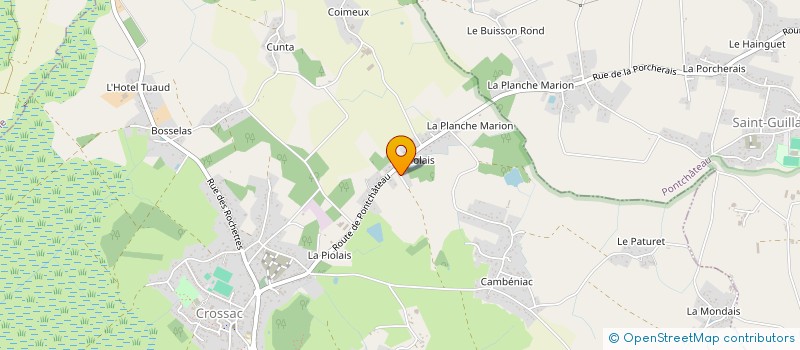 localisation de l'entreprise MADAME AURELIE JOALLAND à CROSSAC