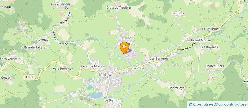 localisation de l'entreprise MADAME AURELIE JOMAIN  MATOUR