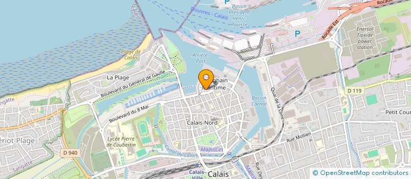 localisation de l'entreprise MADAME AURELIE JOUAN  CALAIS