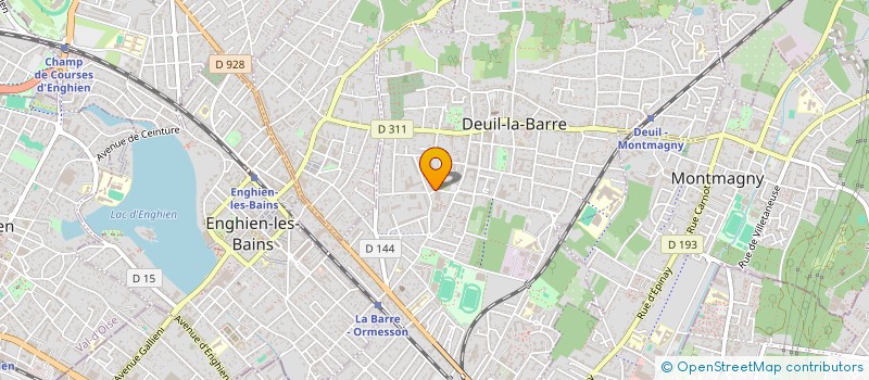 localisation de l'entreprise MADAME AURELIE JOUDIOU à DEUIL-LA-BARRE