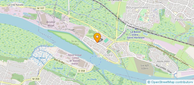 localisation de l'entreprise MADAME AURELIE JOUIN à INDRE