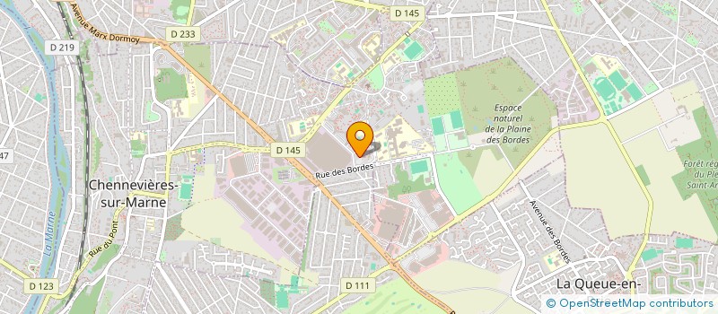 localisation de l'entreprise MADAME AURELIE JOVIGNOT  CHENNEVIERES-SUR-MARNE