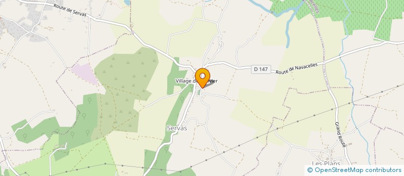 localisation de l'entreprise MADAME AURELIE JOYARD  SERVAS