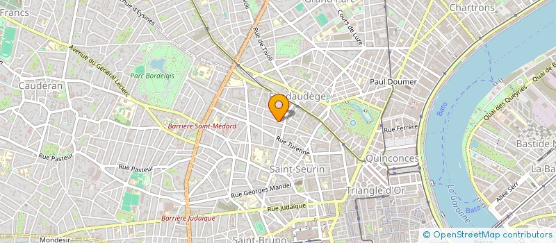 localisation de l'entreprise MADAME AURELIE JUSTE à BORDEAUX