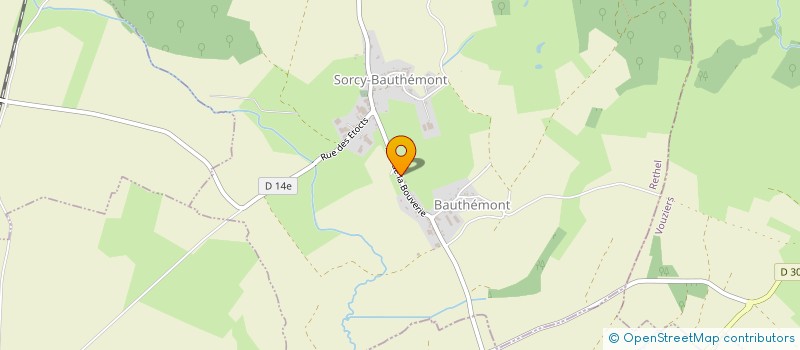 localisation de l'entreprise MADAME AURELIE JUSTIN  SORCY-BAUTHEMONT