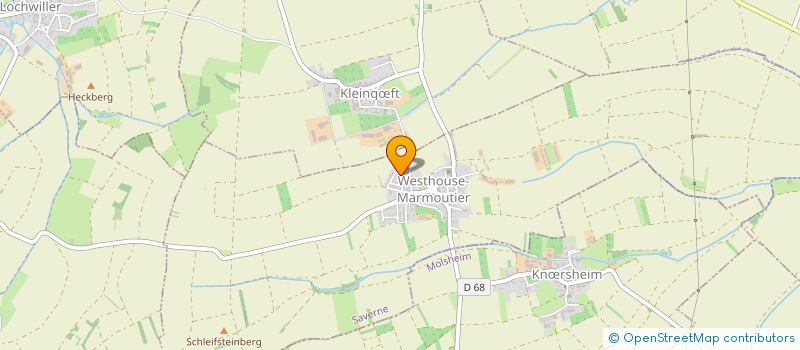 localisation de l'entreprise MADAME AURELIE KAISER  WESTHOUSE-MARMOUTIER