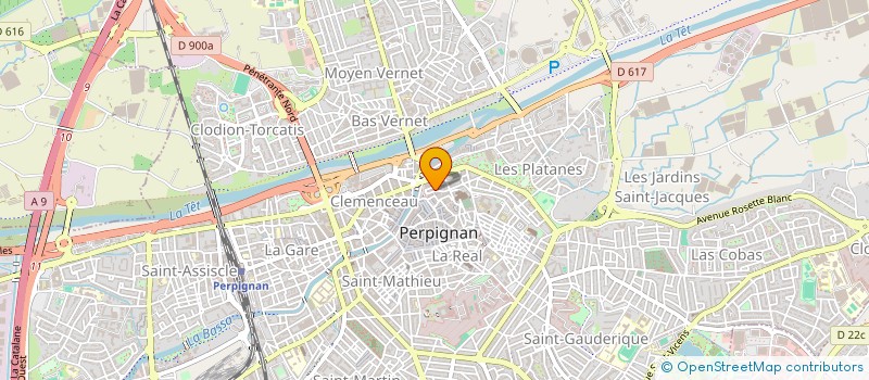 localisation de l'entreprise MADAME AURELIE KASSUBECK  PERPIGNAN