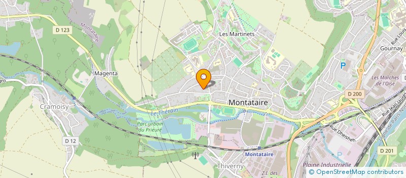 localisation de l'entreprise MADAME AURELIE KAVUNGU  MONTATAIRE