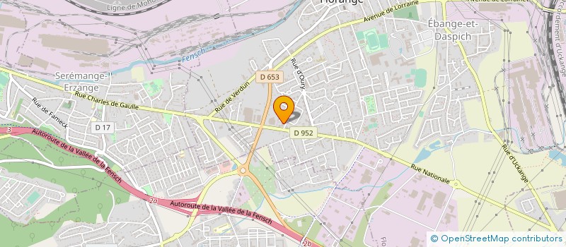 localisation de l'entreprise MADAME AURELIE KAYSER  FLORANGE