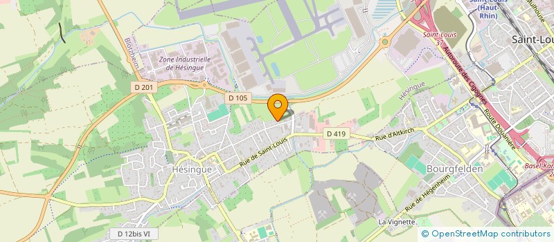 localisation de l'entreprise MADAME AURELIE KEIFLIN  HESINGUE