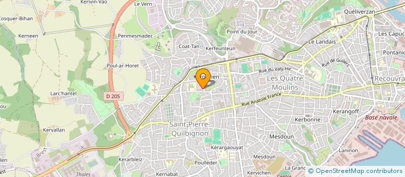 localisation de l'entreprise MADAME AURELIE KELAI à BREST