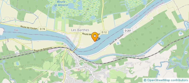 localisation de l'entreprise MADAME AURELIE KEMMEL  SAINT-MARTIN-DE-HINX