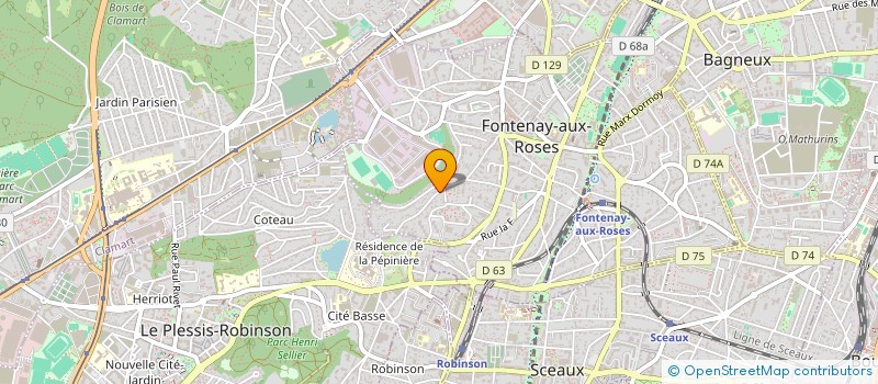 localisation de l'entreprise MADAME AURELIE KEPES à FONTENAY-AUX-ROSES