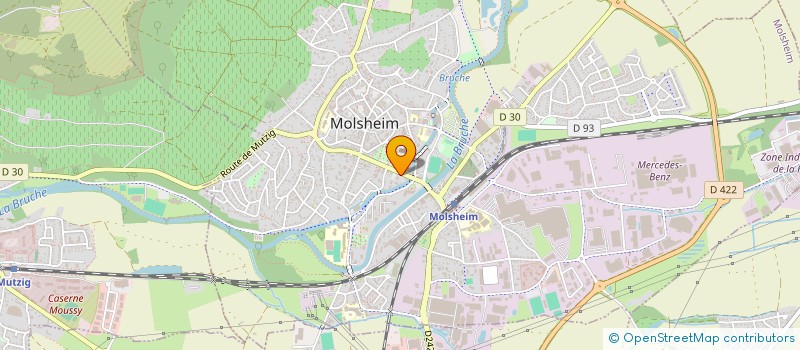 localisation de l'entreprise MADAME AURELIE KESSLER  MOLSHEIM