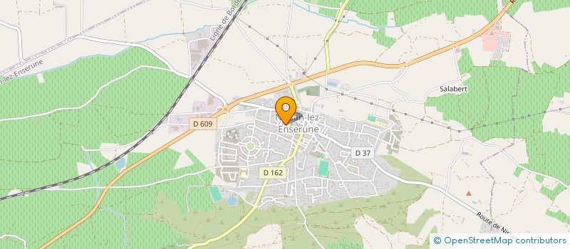 localisation de l'entreprise MADAME AURELIE KHALDI  NISSAN-LEZ-ENSERUNE