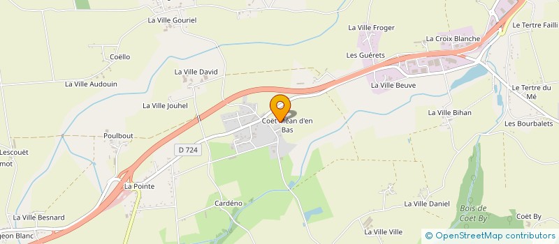 localisation de l'entreprise MADAME AURELIE KIEFFER  GUEGON