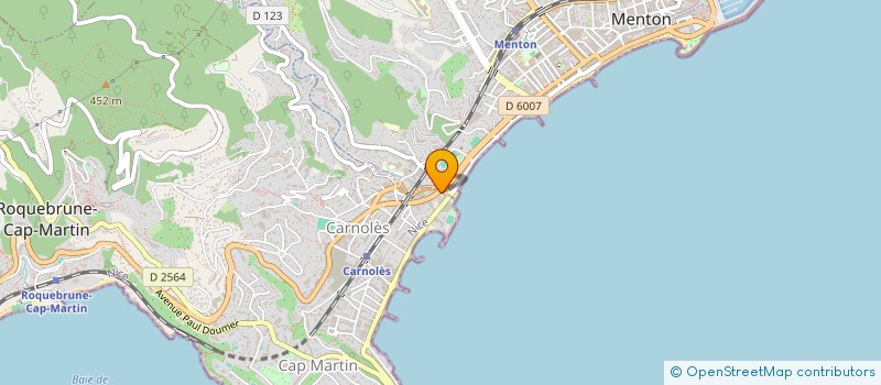 localisation de l'entreprise MADAME AURELIE KOLB à ROQUEBRUNE-CAP-MARTIN