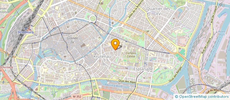 localisation de l'entreprise MADAME AURELIE KOSMAN à STRASBOURG