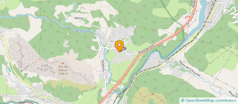 localisation de l'entreprise MADAME AURELIE KOURDOUGHLI à ARIGNAC