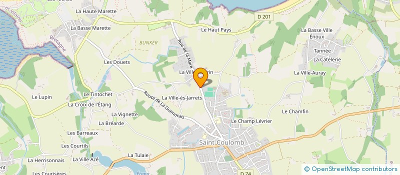 localisation de l'entreprise MADAME AURELIE KWIATKOWSKI  SAINT-COULOMB