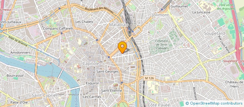 localisation de l'entreprise MADAME AURELIE LABADESSE  TOULOUSE