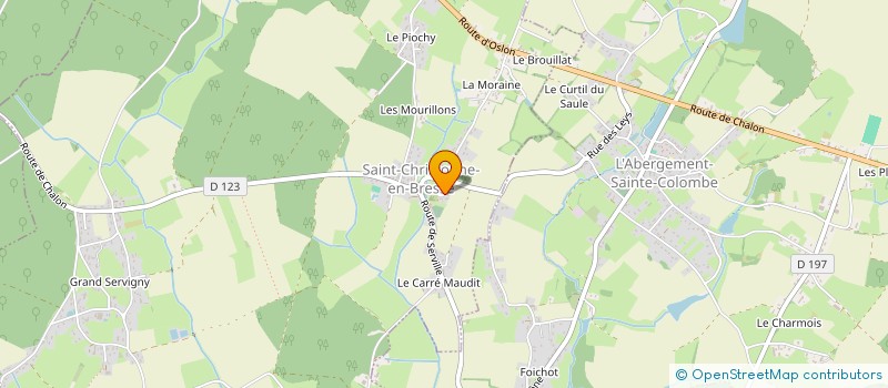 localisation de l'entreprise MADAME AURELIE LABOURIAUX  SAINT-CHRISTOPHE-EN-BRESSE