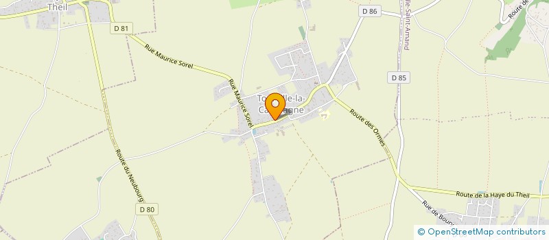 localisation de l'entreprise MADAME AURELIE LACAILLE  TOURVILLE-LA-CAMPAGNE