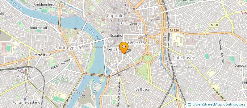 localisation de l'entreprise MADAME AURELIE LACLAU  TOULOUSE