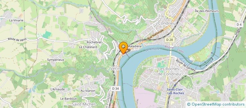 localisation de l'entreprise MADAME AURELIE LACOMBE  VERIN