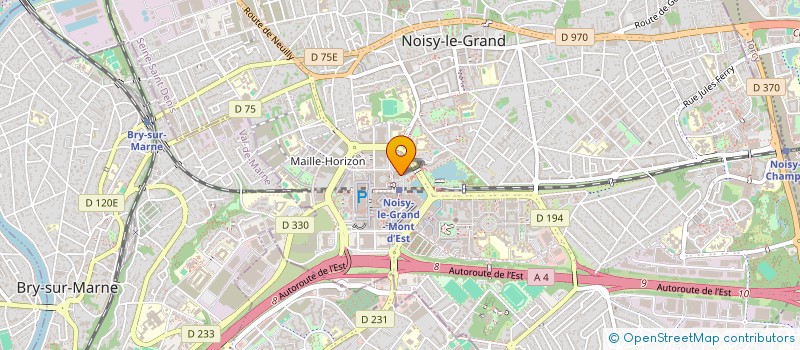 localisation de l'entreprise MADAME AURELIE LACOUR à NOISY-LE-GRAND