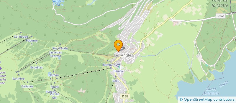 localisation de l'entreprise MADAME AURELIE LACOUR  LES ANGLES