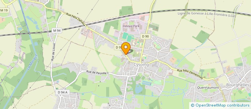 localisation de l'entreprise MADAME AURELIE LACQUEMENT  CYSOING