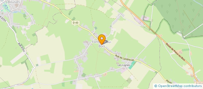 localisation de l'entreprise MADAME AURELIE LADRIERE à FONTAINE-AU-BOIS