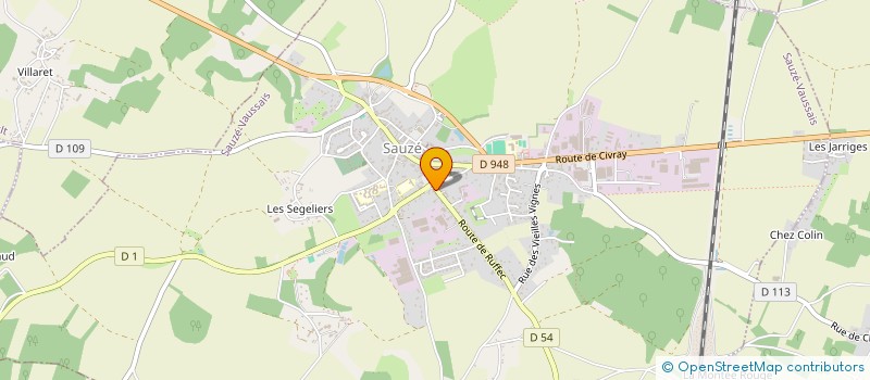 localisation de l'entreprise MADAME AURELIE LAETITIA PAIRAULT à SAUZE-VAUSSAIS