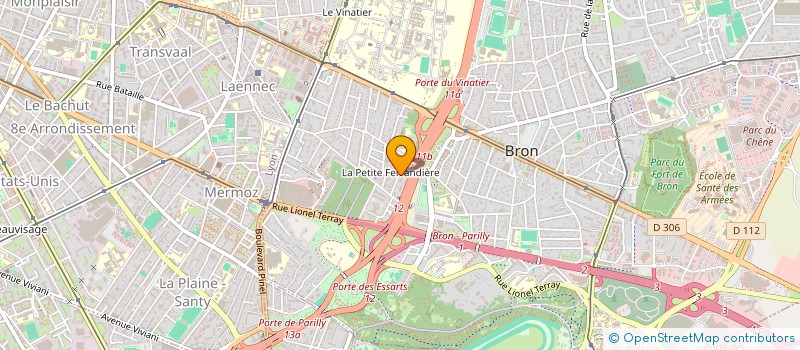 localisation de l'entreprise MADAME AURELIE LAETITIA PICARD  BRON