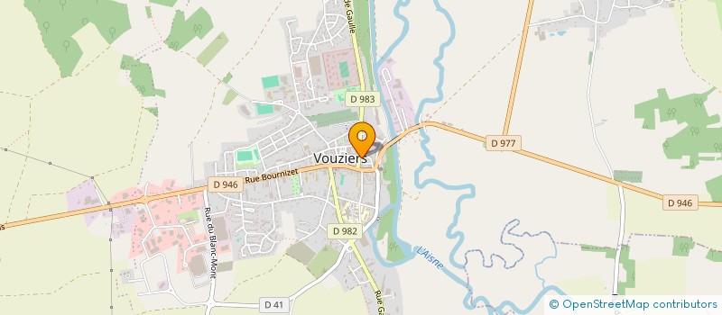 localisation de l'entreprise MADAME AURELIE LAFILE  VOUZIERS