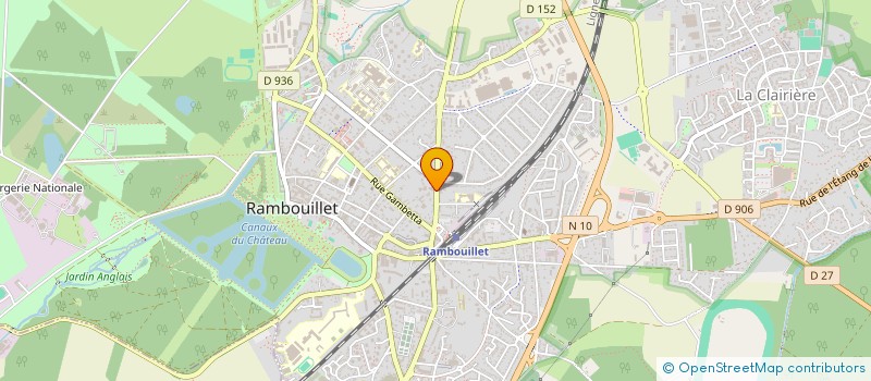 localisation de l'entreprise MADAME AURELIE LAFOSSE MARIN à RAMBOUILLET