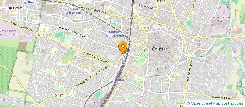 localisation de l'entreprise MADAME AURELIE LAGARDE  FESSENHEIM