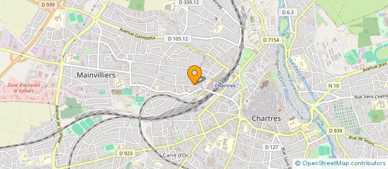 localisation de l'entreprise MADAME AURELIE LAGRANGE à MAINVILLIERS