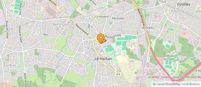 localisation de l'entreprise MADAME AURELIE LAIDET à LE HAILLAN