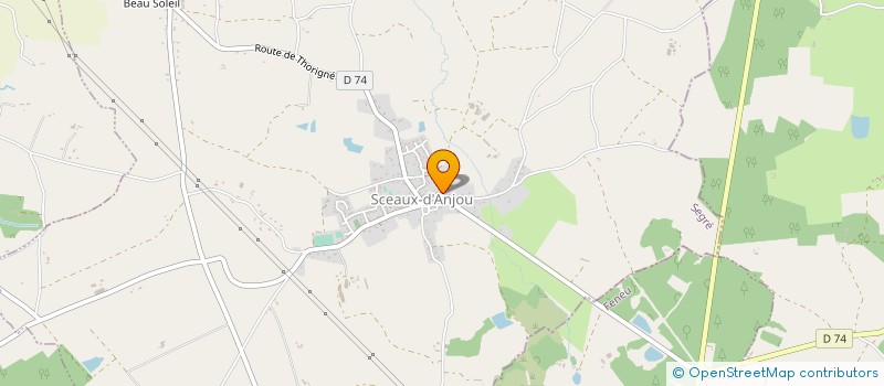 localisation de l'entreprise MADAME AURELIE LAINE  ETRICHE