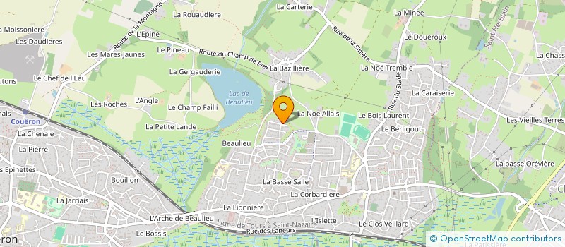 localisation de l'entreprise MADAME AURELIE LAMBERT à COUERON