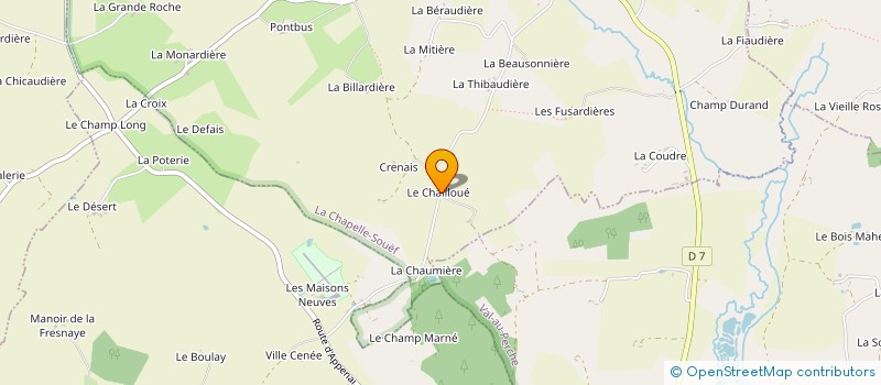 localisation de l'entreprise MADAME AURELIE LAMBERT à SAINT GERMAIN-DE-LA-COUDRE