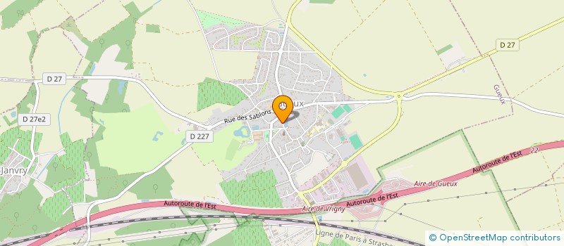 localisation de l'entreprise MADAME AURELIE LAMBLOT  JANVRY