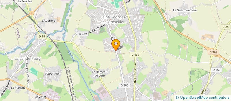localisation de l'entreprise MADAME AURELIE LANDIER à SAINT-GEORGES-DES-GROSEILLERS