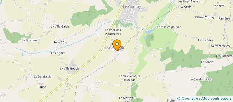 localisation de l'entreprise MADAME AURELIE LANGLAIS à LE MENE