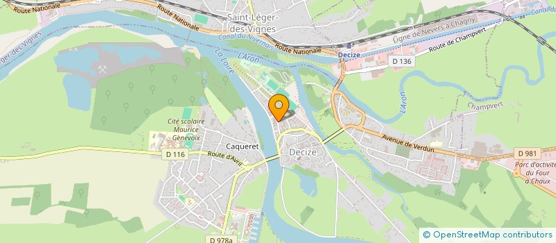 localisation de l'entreprise MADAME AURELIE LANGLOIS  DECIZE