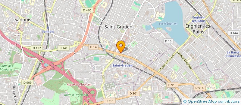 localisation de l'entreprise MADAME AURELIE LANGLOIS  SAINT-GRATIEN