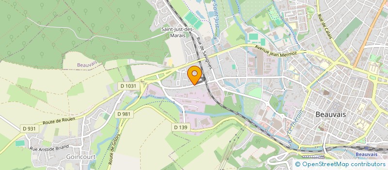 localisation de l'entreprise MADAME AURELIE LANGLOIS  BEAUVAIS