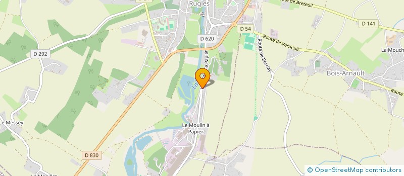 localisation de l'entreprise MADAME AURELIE LANGLOIS  RUGLES